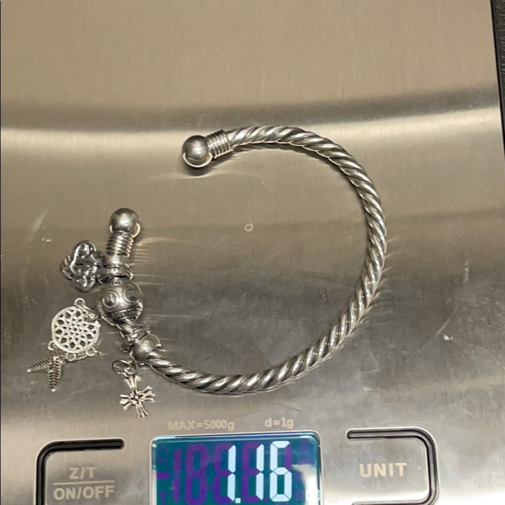 999 silver bangle - Picture 6 of 6